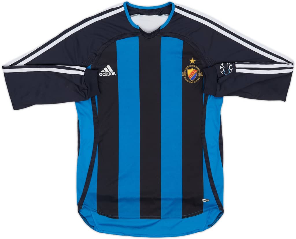 2006-07 Djurgardens Home L/S Shirt - 8/10 - (S)