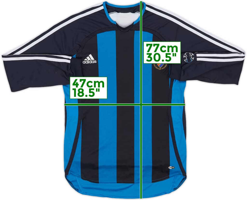 2006-07 Djurgardens Home L/S Shirt - 8/10 - (S)