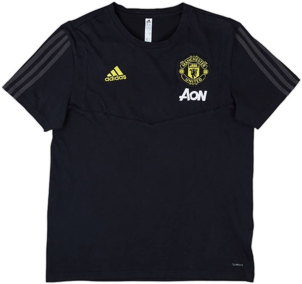 2019-20 Manchester United adidas Cotton Tee - 9/10 - (M)