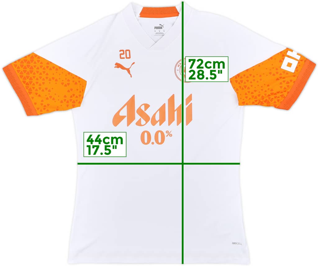 2023-24 Manchester City Player Issue Puma Training Shirt #20 (Silva) - 7/10 - (M)