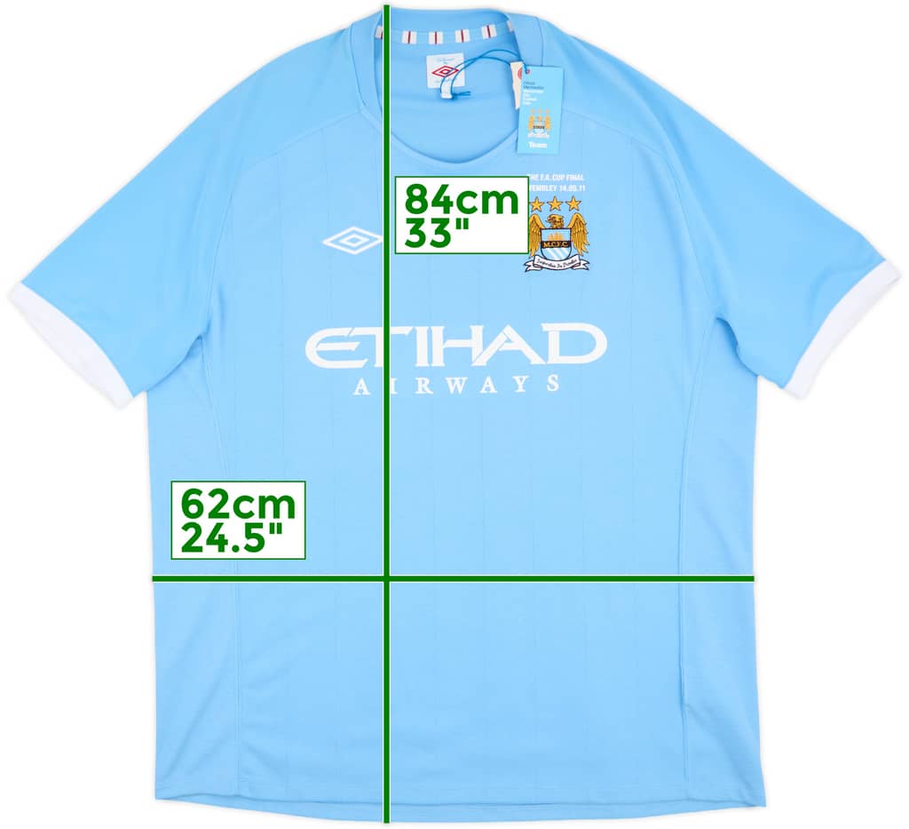 2010-11 Manchester City 'FA Cup Final' Home Shirt (XXL)