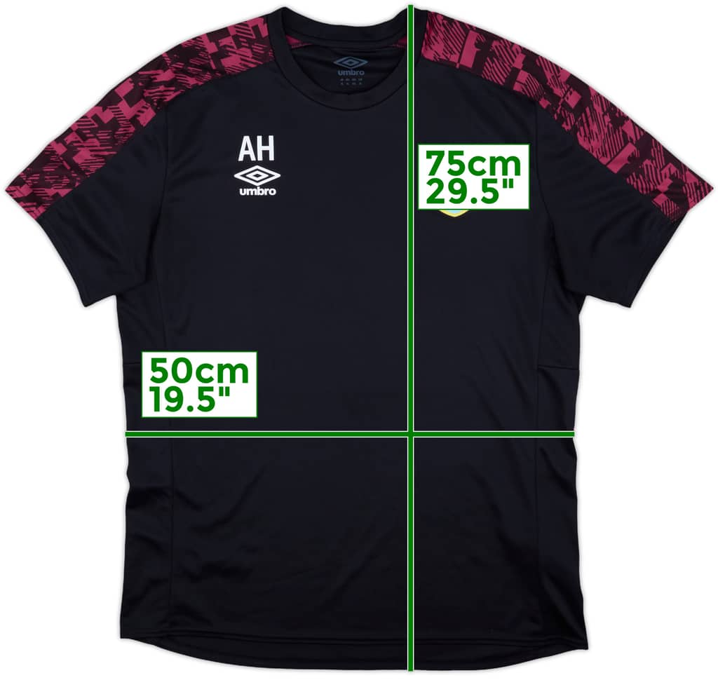 2020-21 Burnley Staff Issue Umbro Training Shirt AH - 10/10 - (XL)
