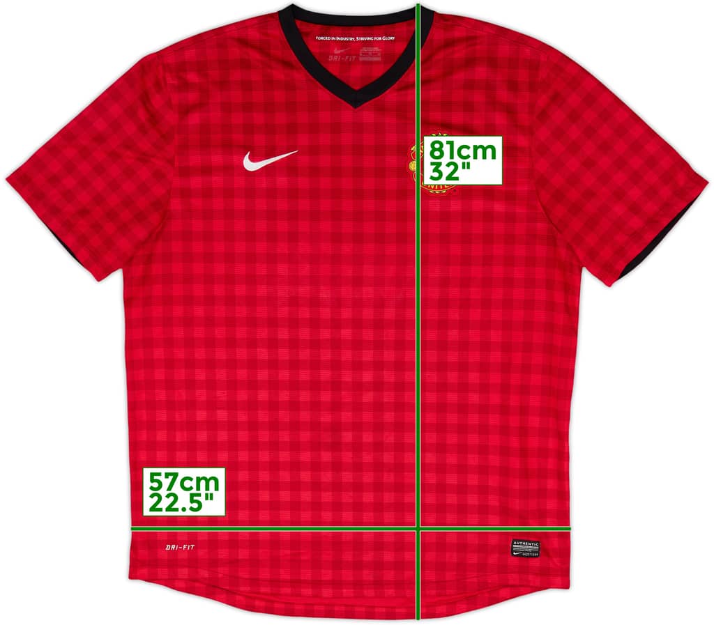 2012-13 Manchester United Home Shirt - 4/10 - (M)