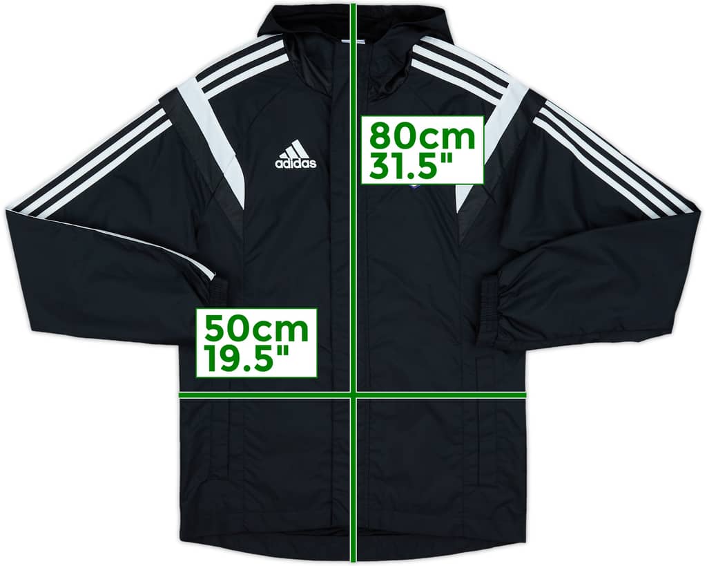 2015-16 Cardiff adidas Hooded Rain Jacket - 8/10 - (XS)