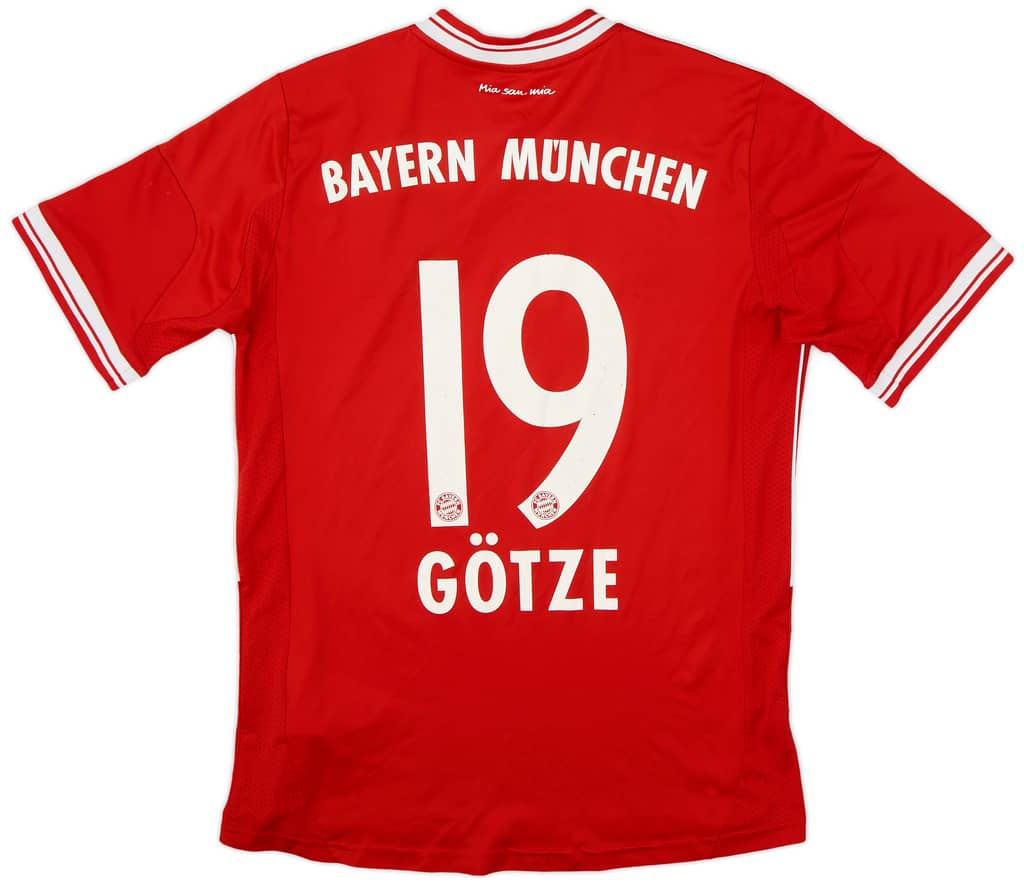 2013-14 Bayern Munich Home Shirt Gotze #19 - 6/10 - (XL.Boys)