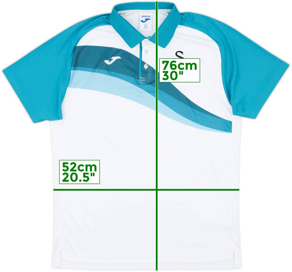 2017-18 Swansea Joma Polo Shirt - 8/10 - (L)