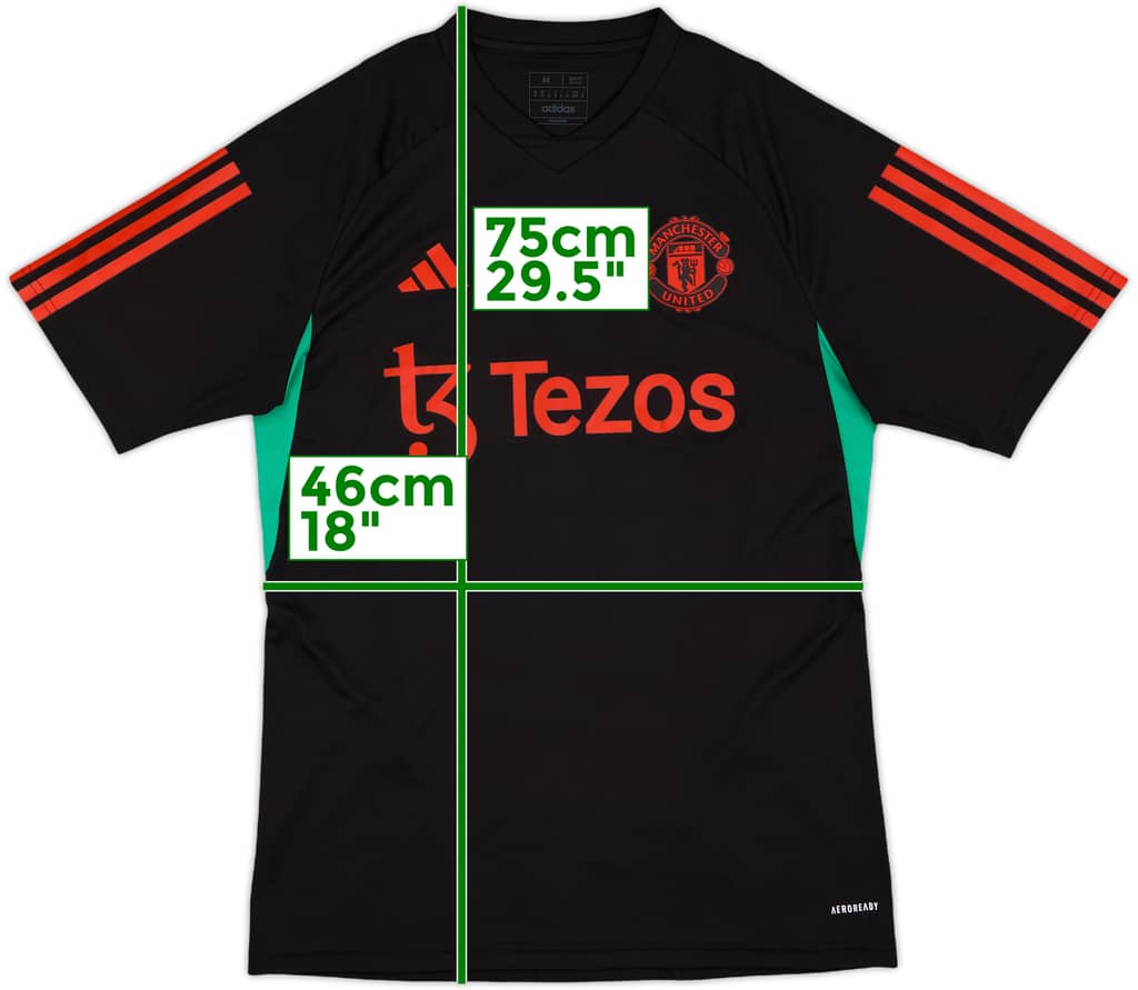 2023-24 Manchester United adidas Training Shirt - 10/10 - (M)