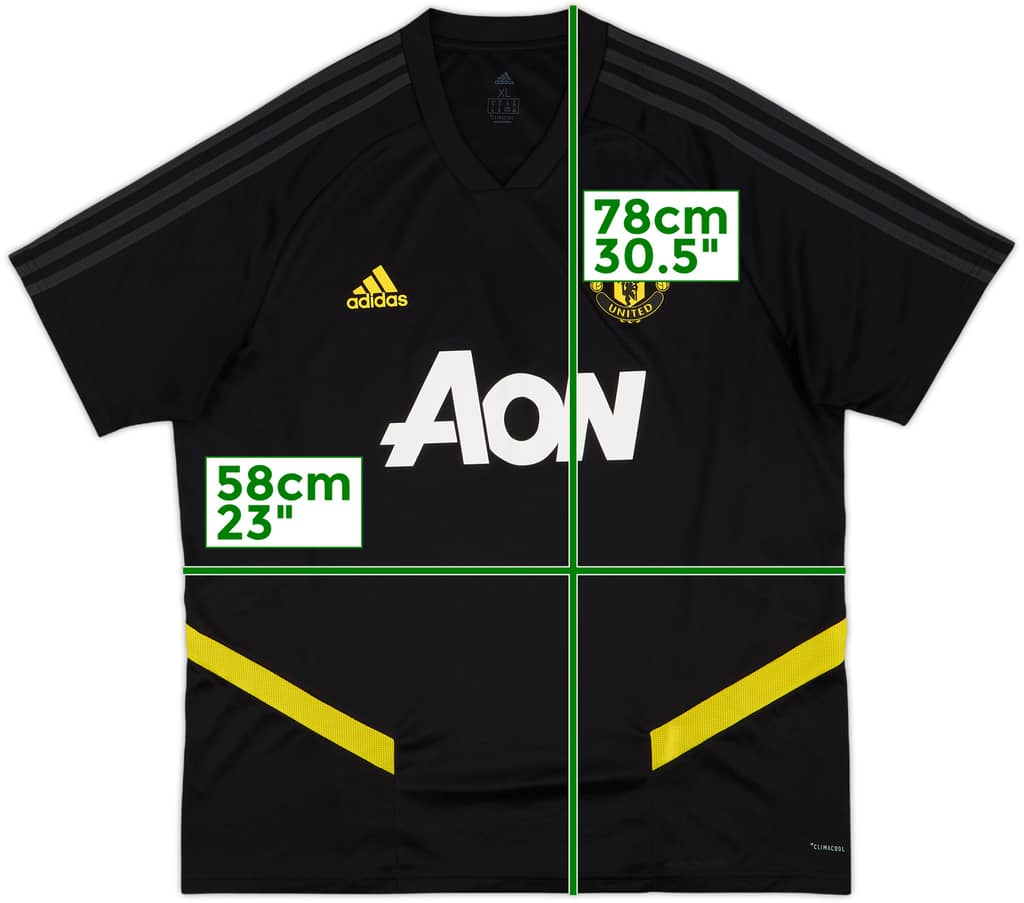 2019-20 Manchester United adidas Training Shirt - 9/10 - (XL)
