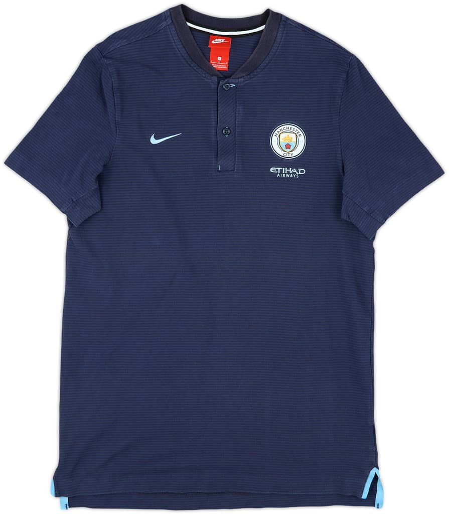 2017-18 Manchester City Nike Polo Shirt - 8/10 - (L)