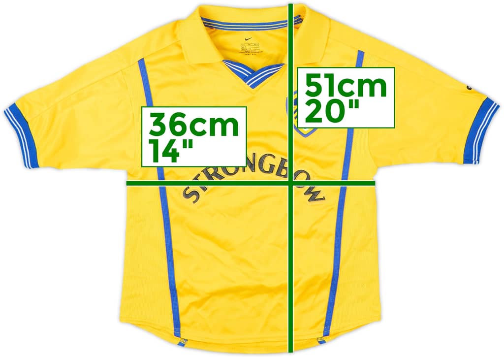 2000-02 Leeds United Away Shirt - 9/10 - (7-8 Years)