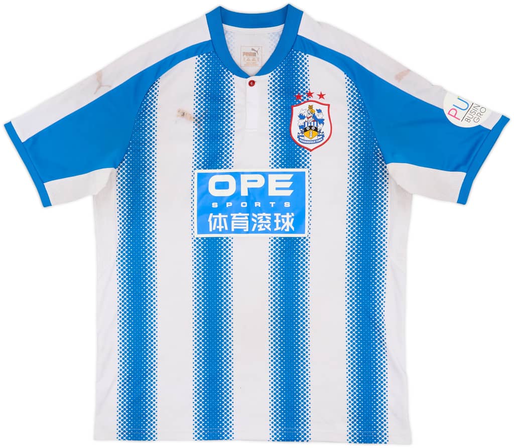 2017-18 Huddersfield Home Shirt - 4/10 - (XL)