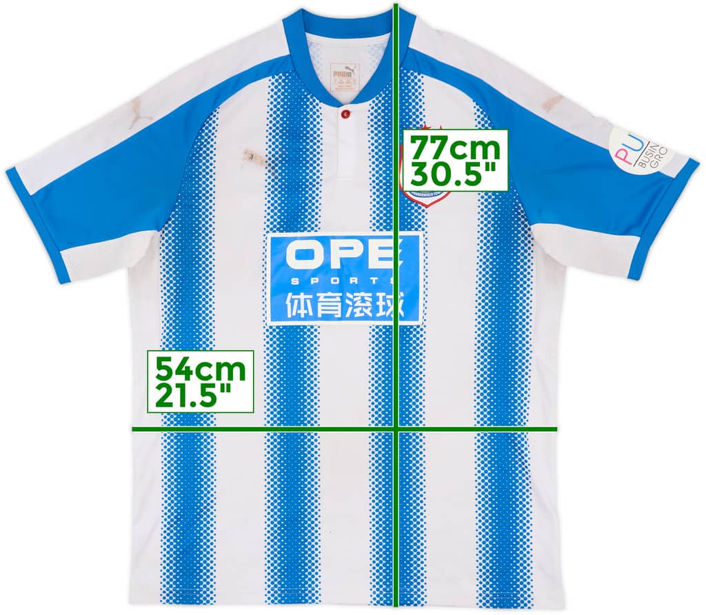 2017-18 Huddersfield Home Shirt - 4/10 - (XL)