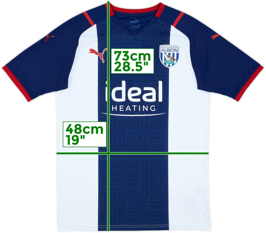 2021-22 West Brom Home Shirt - 10/10 - (M)