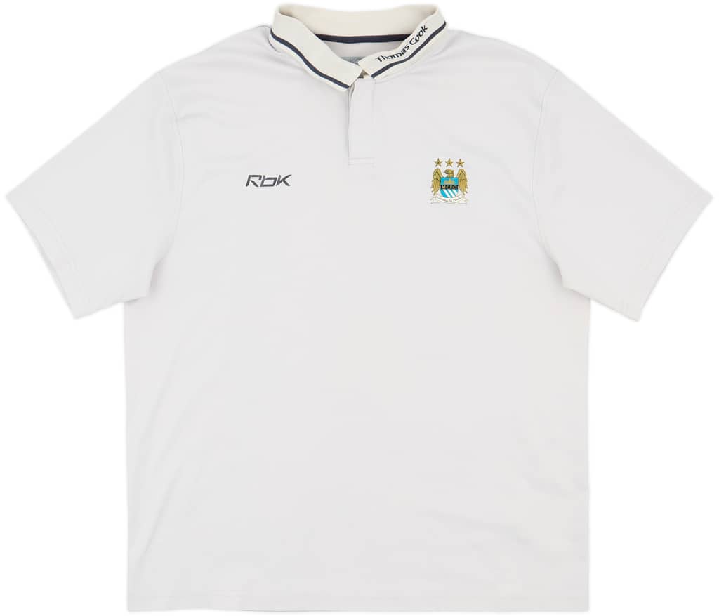 2004-05 Manchester City Reebok Polo Shirt - 8/10 - (XL)