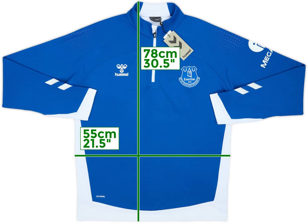 2021-22 Everton Hummel 1/4 Zip Training Top (L)