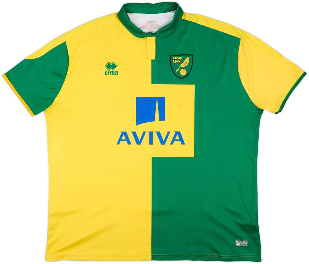 2015-16 Norwich Home Shirt - 6/10 - (6XL)