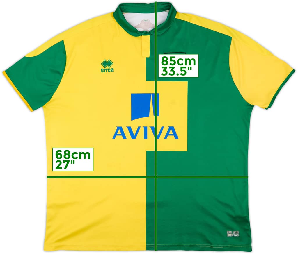 2015-16 Norwich Home Shirt - 6/10 - (6XL)