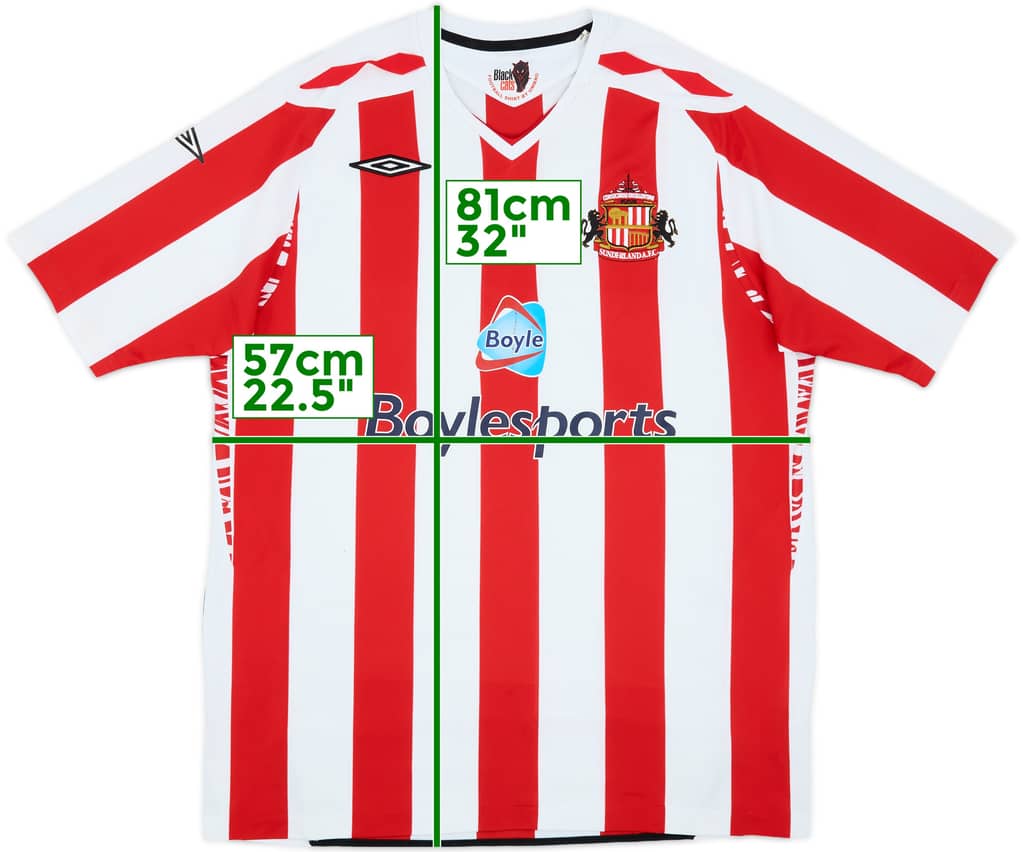 2007-08 Sunderland Home Shirt - 5/10 - (XL)