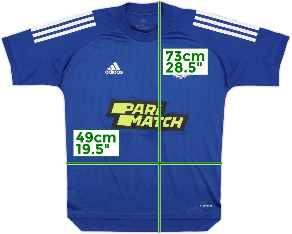 2019-20 Leicester City adidas Training Shirt - 8/10 - (S)