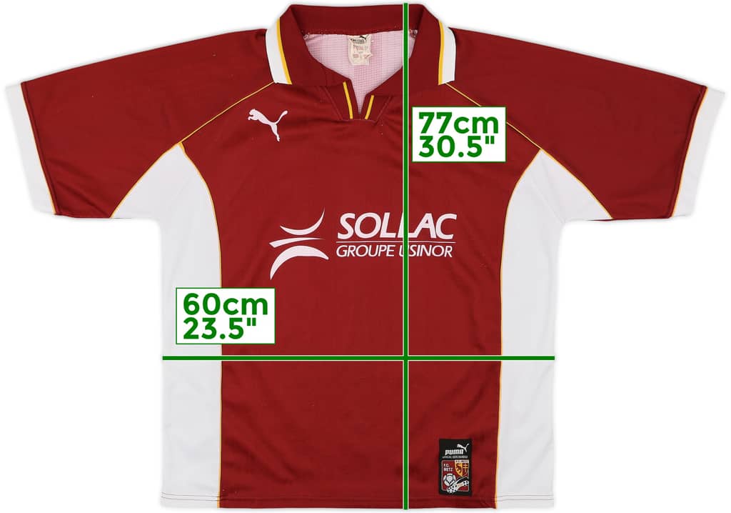 1998-99 Metz Home Shirt - 6/10 - (L)