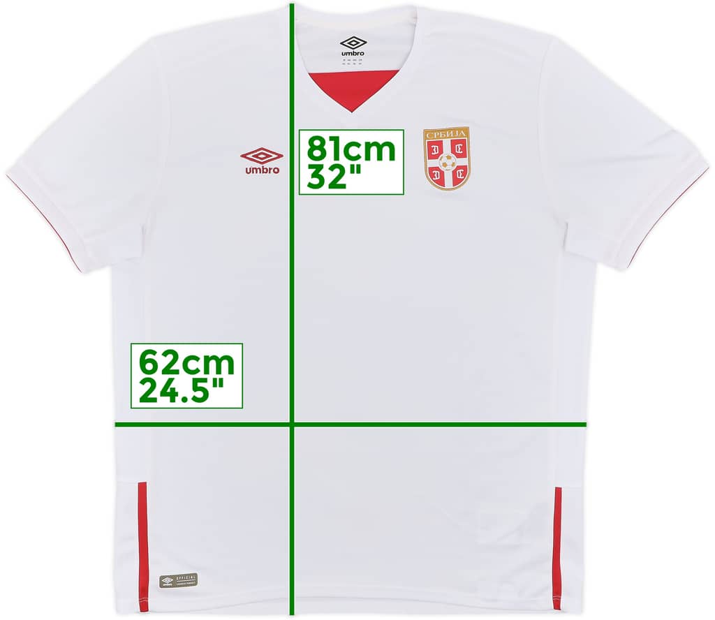 2016-18 Serbia Away Shirt - 9/10 - (XXL)