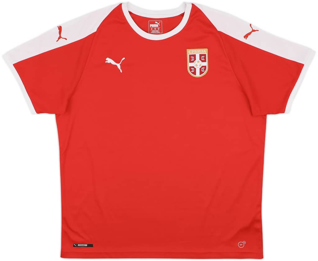 2018-19 Serbia Home Shirt - 8/10 - (XL)