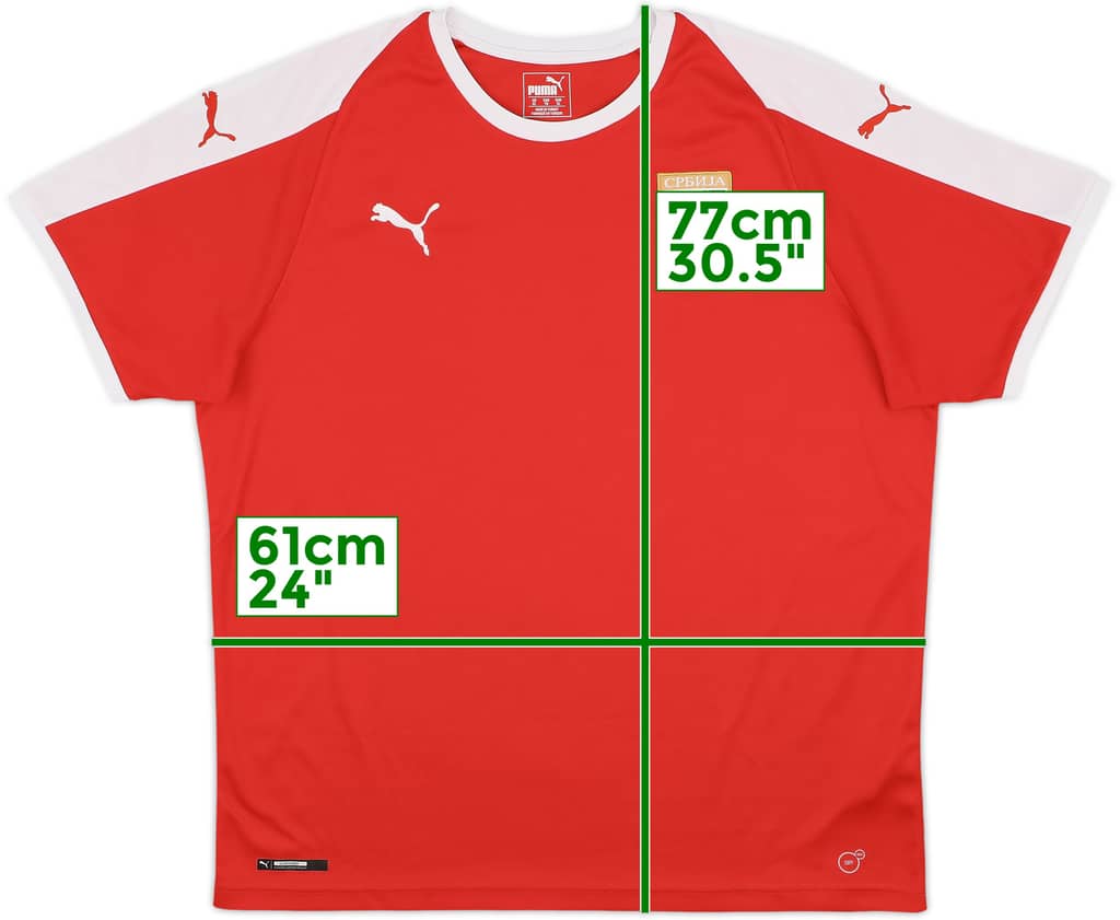 2018-19 Serbia Home Shirt - 8/10 - (XL)