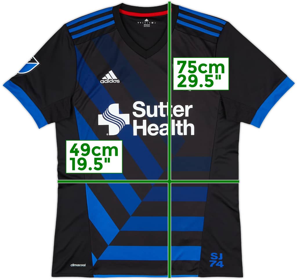 2017-18 San Jose Earthquakes Home Shirt - 10/10 - (M)