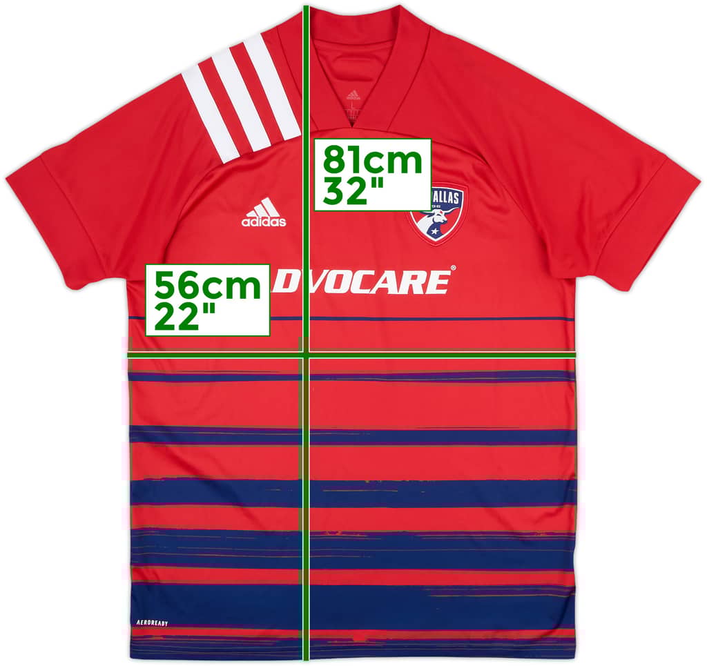 2020 FC Dallas Home Shirt - 9/10 - (L)