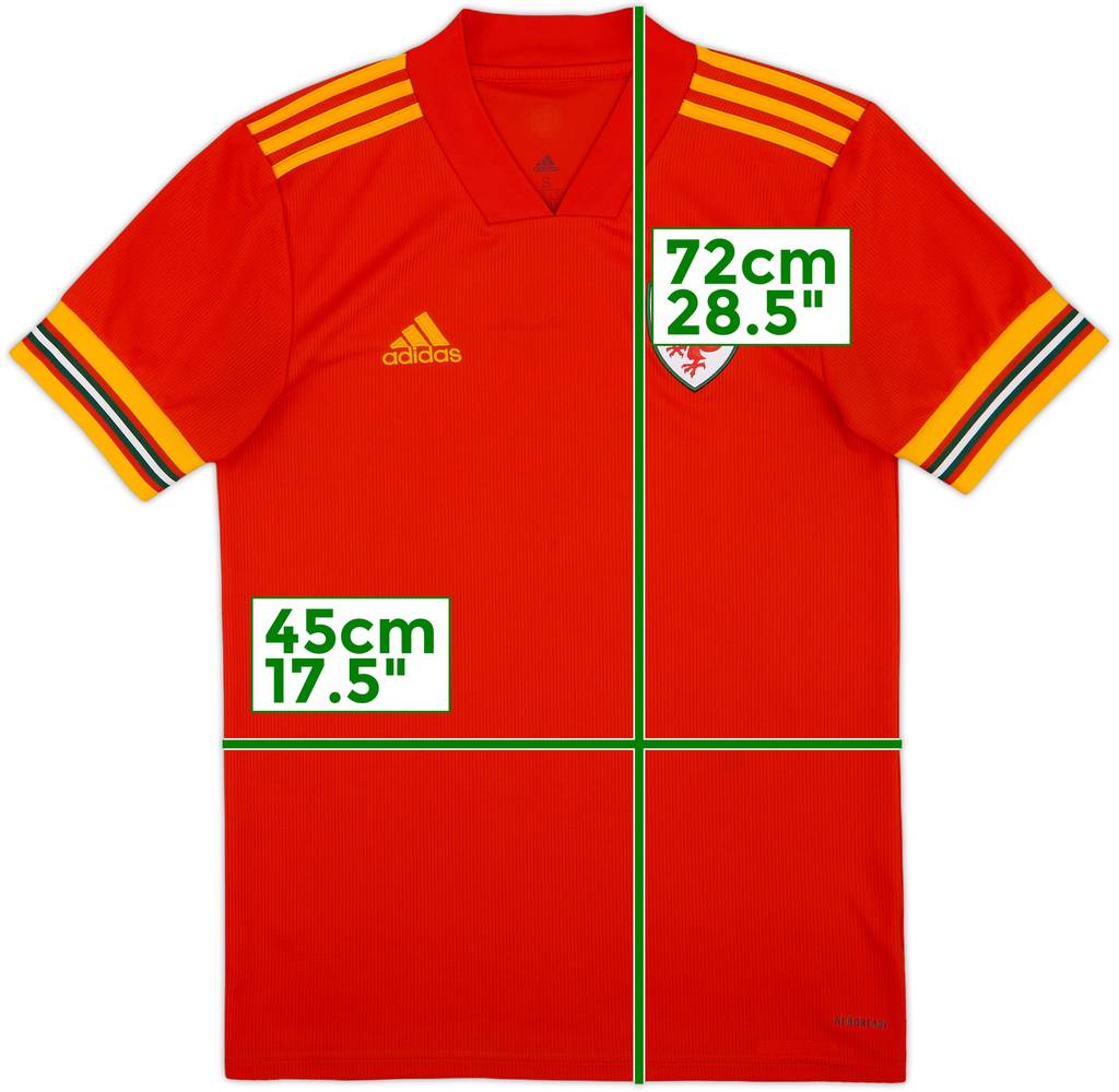 2020-21 Wales Home Shirt - 8/10 - (S)