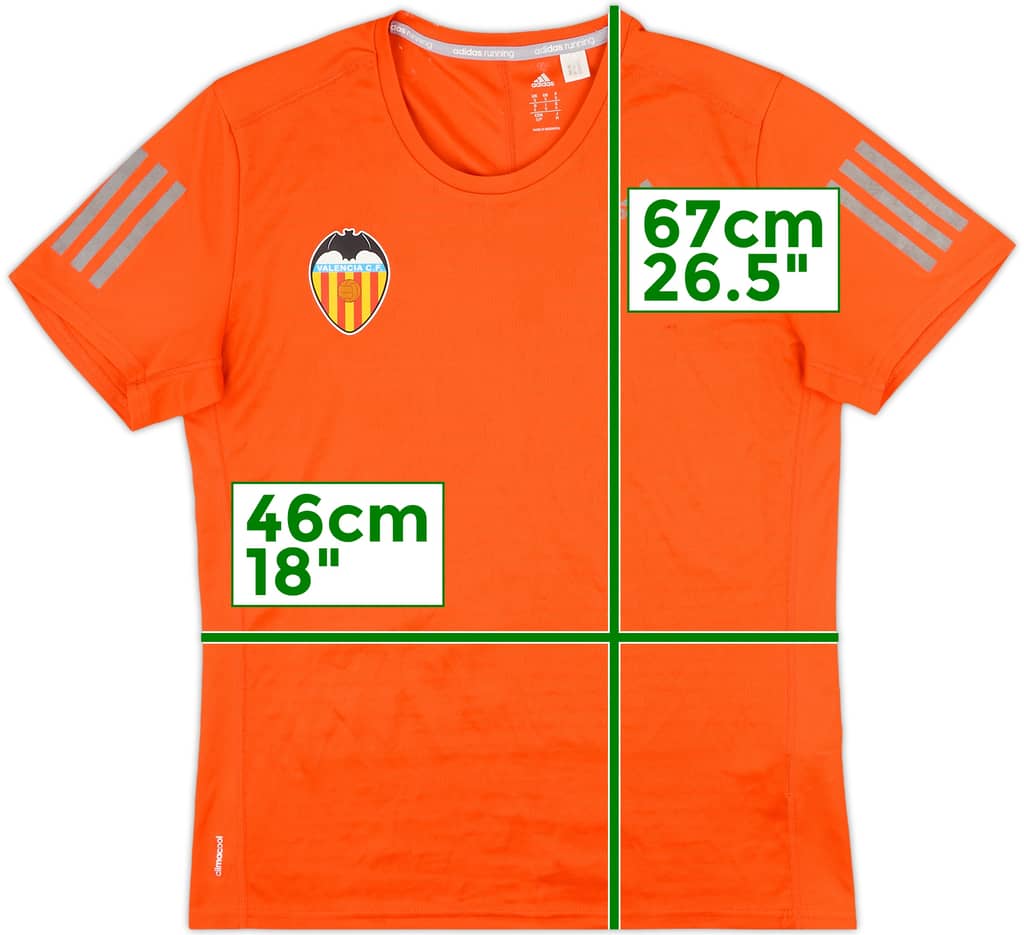 2016-17 Valencia adidas Training Shirt - 6/10 - (S)