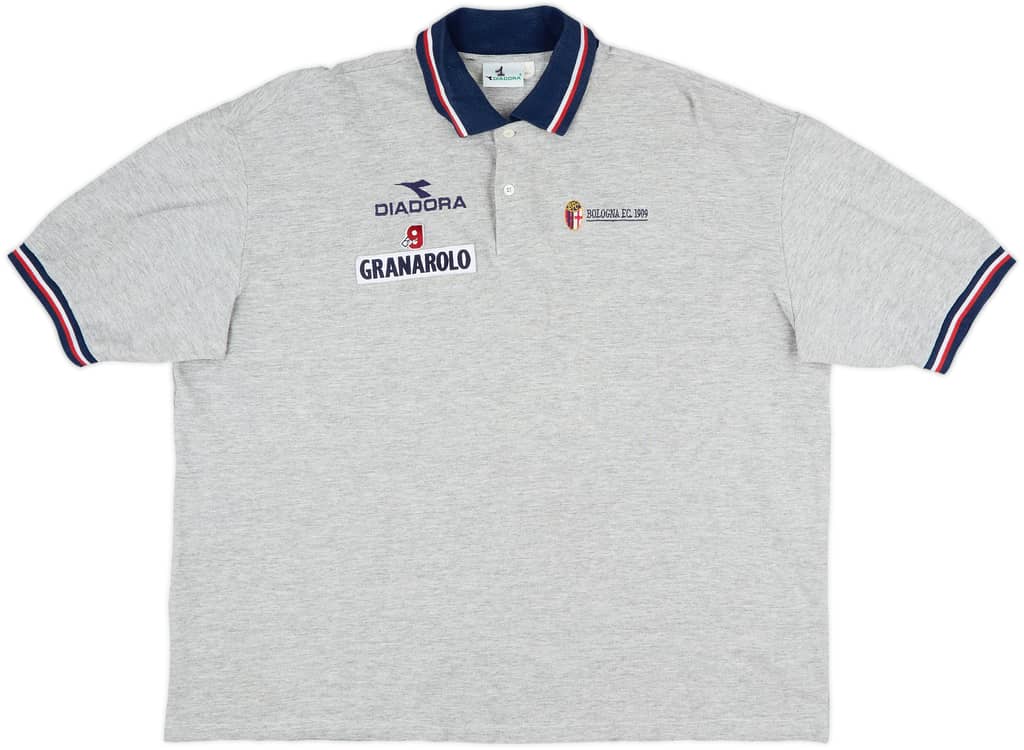 1998-00 Bologna Diadora Polo Shirt - 8/10 - (XXL)