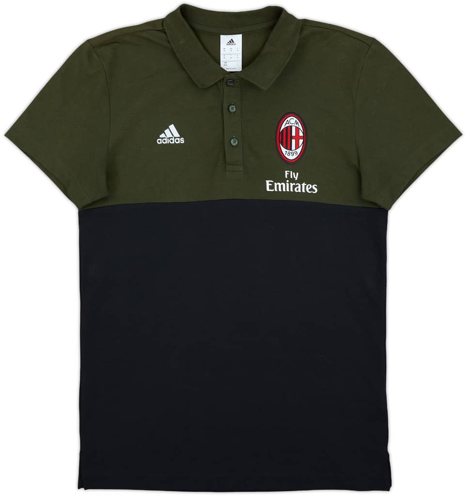 2016-17 AC Milan adidas Polo Shirt - 9/10 - (M)