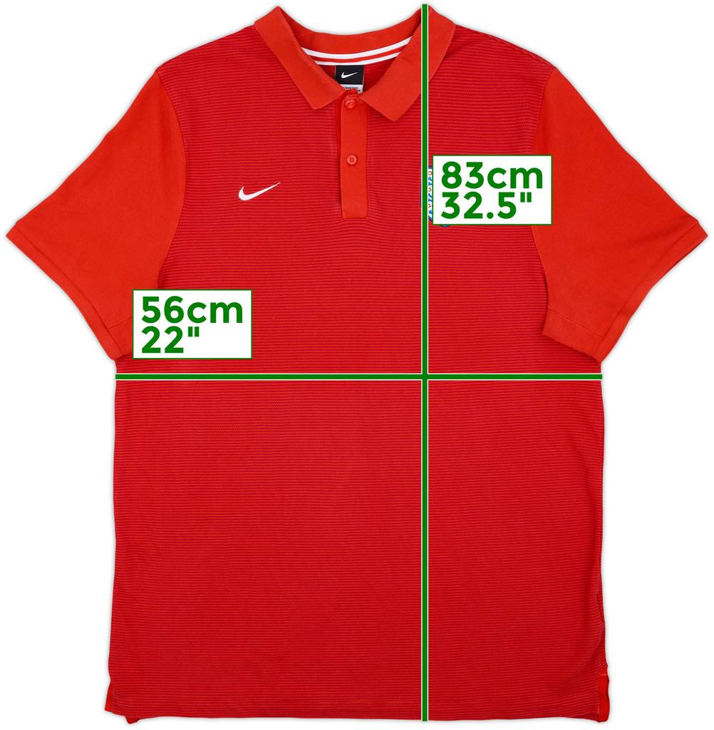 2016-17 England Nike Polo Shirt - 9/10 - (XXL)