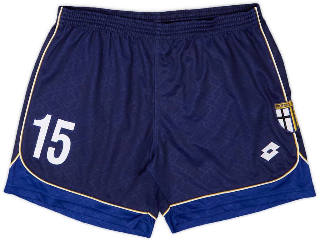 1998-99 Parma Player Issue Third Shorts #15 - 8/10 - (L)