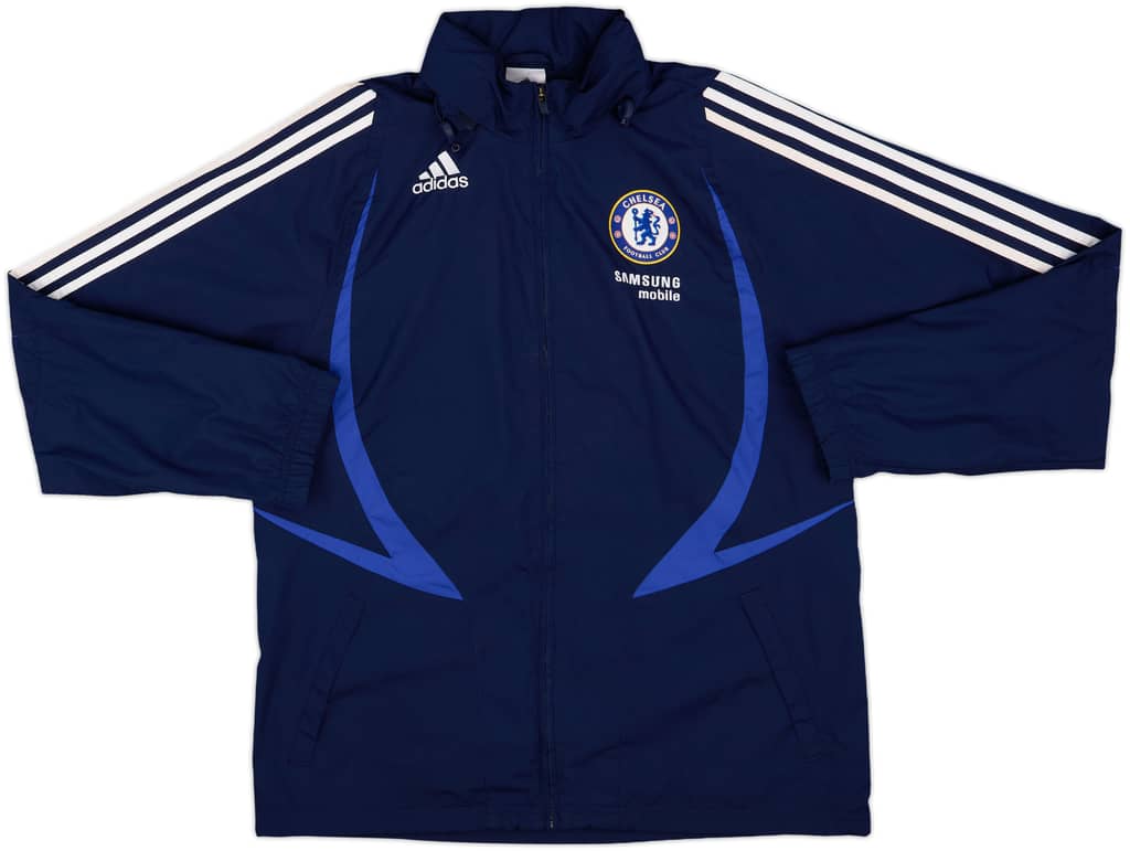 2007-08 Chelsea adidas Hooded Rain Jacket - 8/10 - (M)