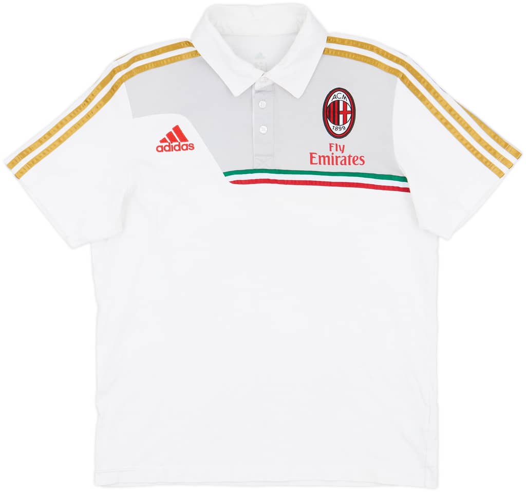 2013-14 AC Milan adidas Polo Shirt - 10/10 - (L)