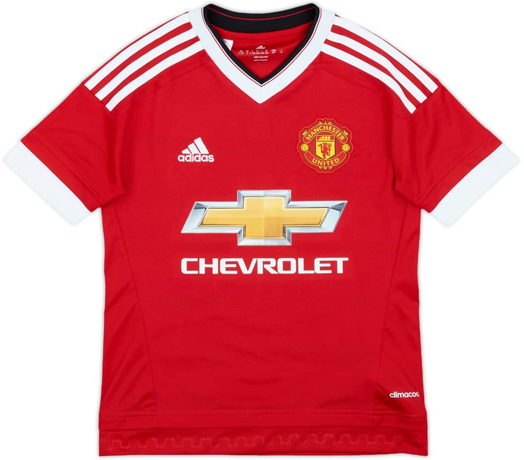 2015-16 Manchester United Home Shirt - 9/10 - (S.Boys)