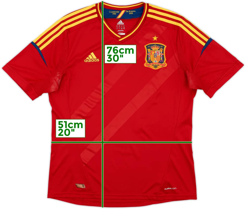 2011-12 Spain Home Shirt - 10/10 - (L)