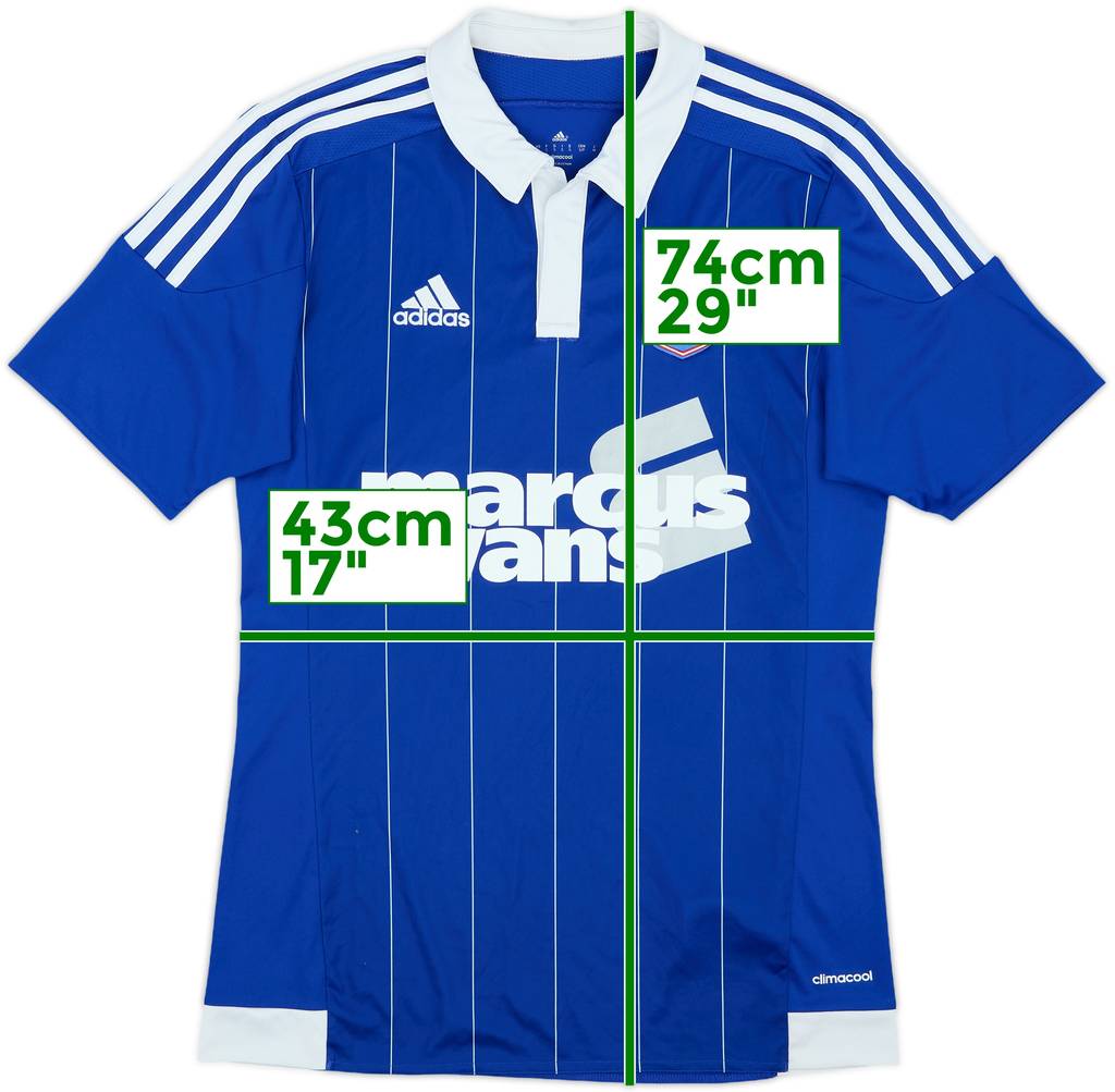 2015-16 Ipswich Home Shirt - 9/10 - (S)