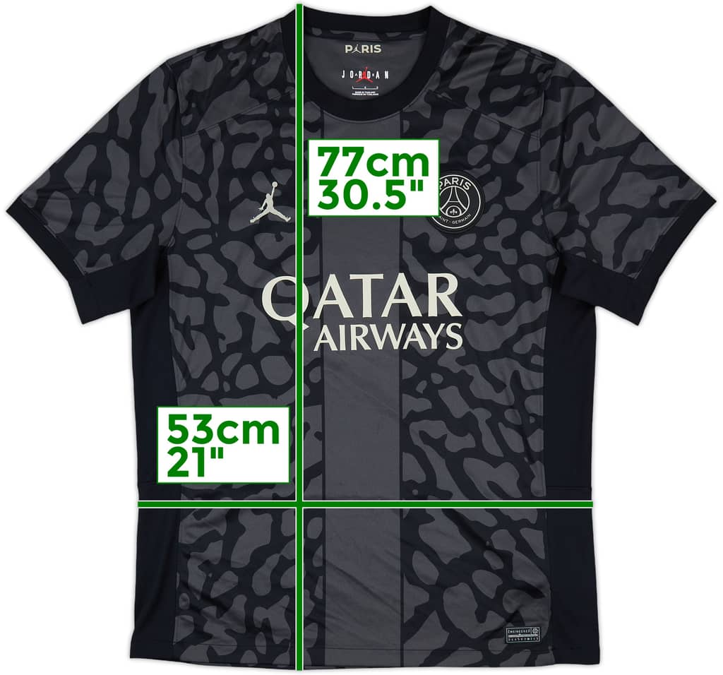 2023-24 Paris Saint-Germain Third Shirt - 8/10 - (L)