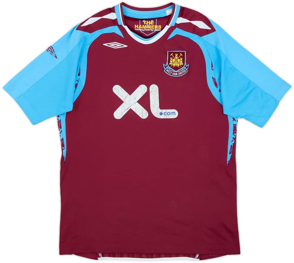 2007-08 West Ham Home Shirt - 5/10 - (XL.Boys)
