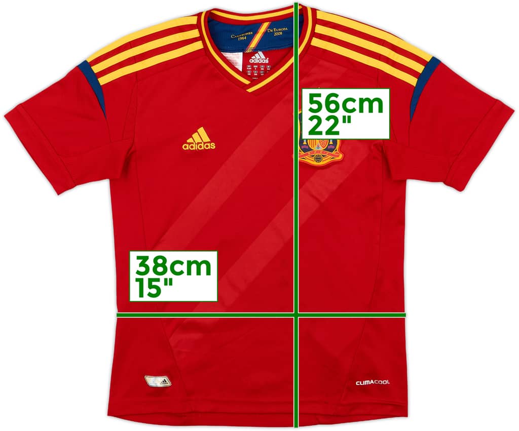 2011-12 Spain Home Shirt - 8/10 - (S.Boys)