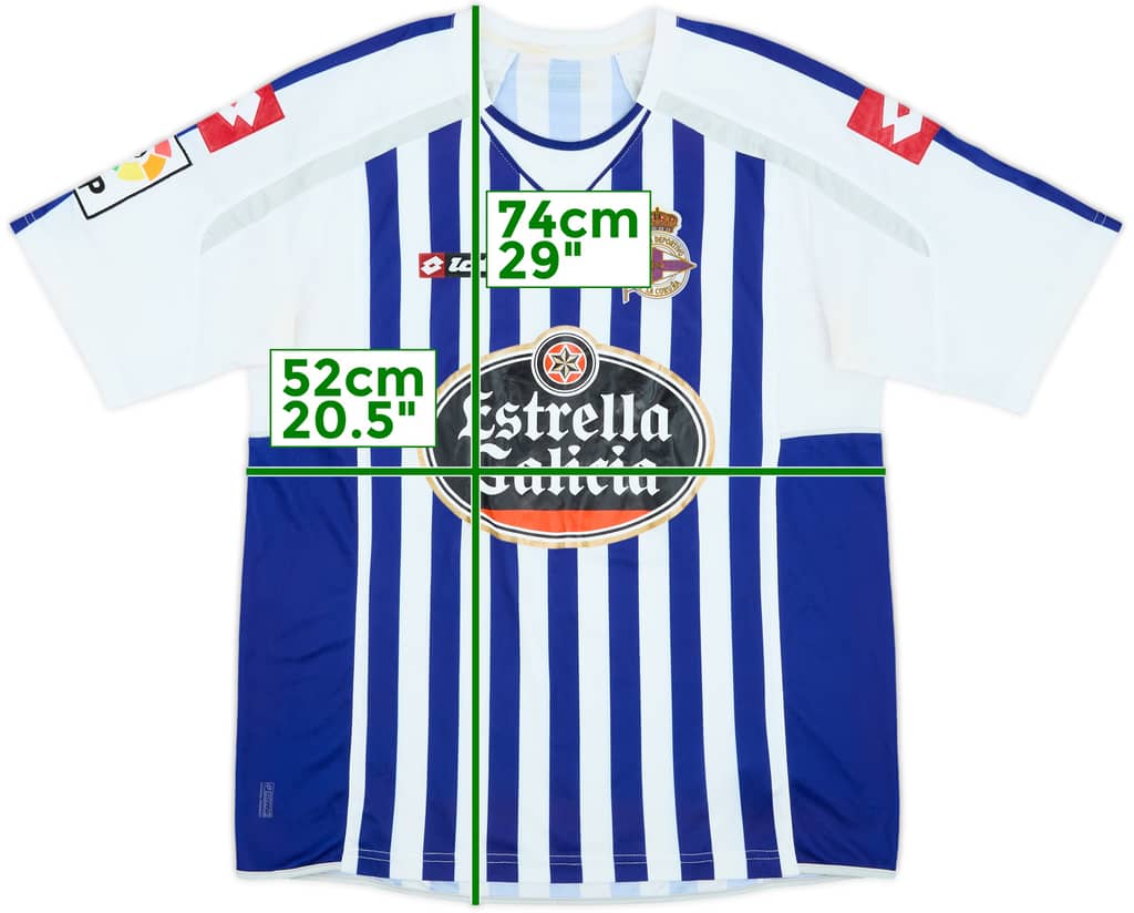 2010-11 Deportivo de La Coruna Home Shirt - 7/10 - (L)