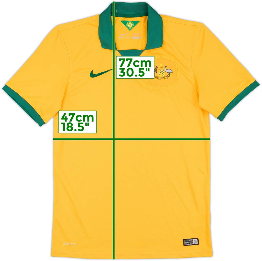 2014-15 Australia Home Shirt - 9/10 - (S)