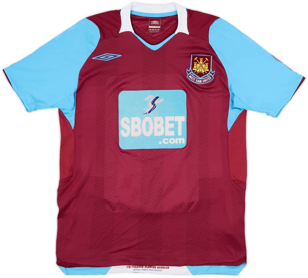 2008-09 West Ham Home Shirt - 6/10 - (S)
