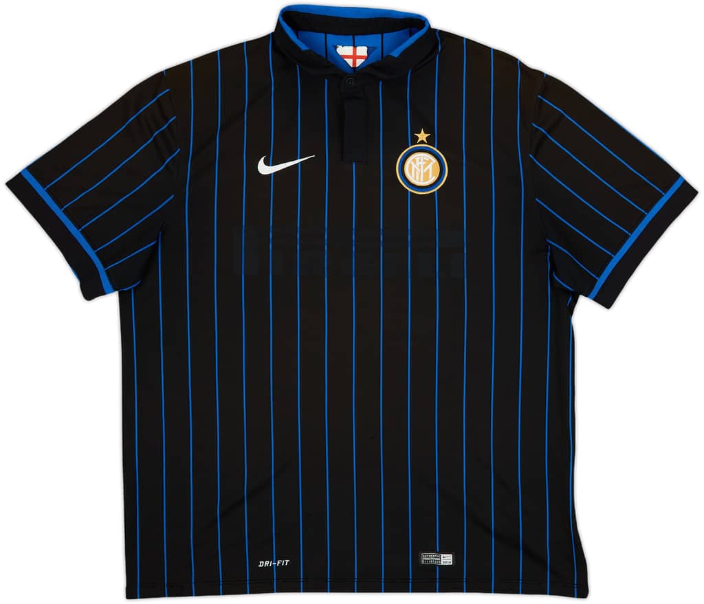 2014-15 Inter Milan Home Shirt - 4/10 - (XL)