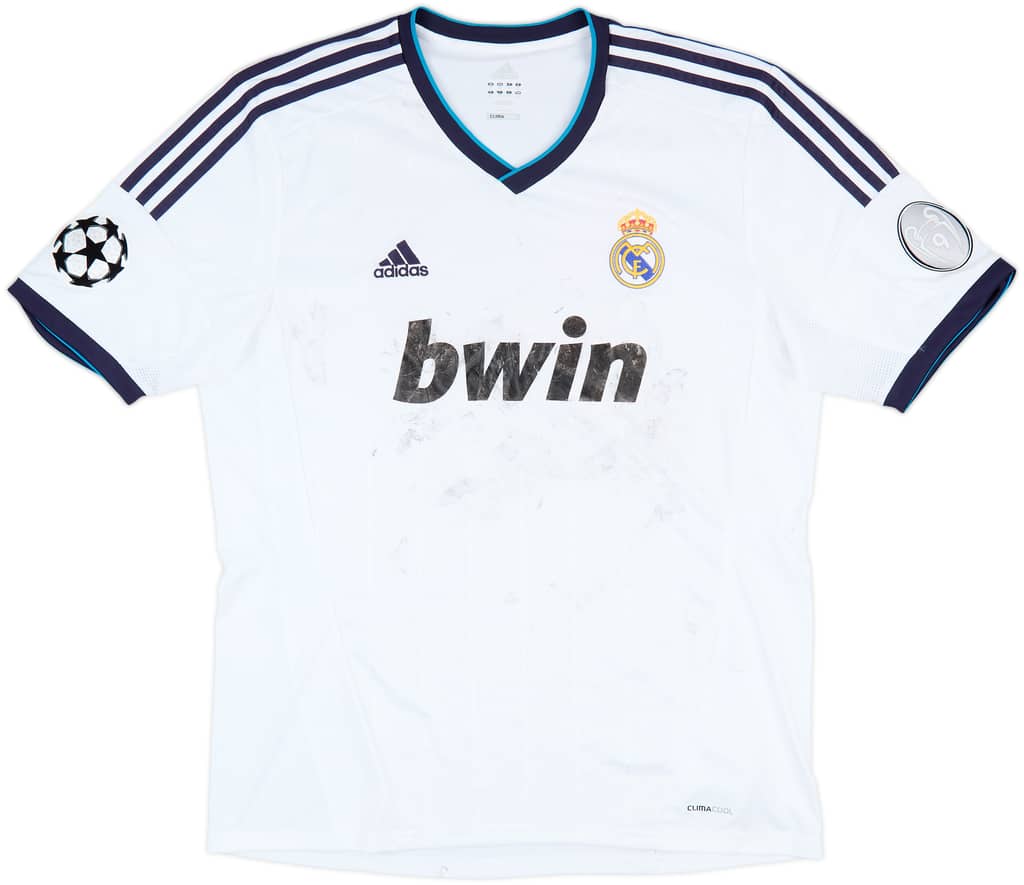 2012-13 Real Madrid Home Shirt - 4/10 - (XL)