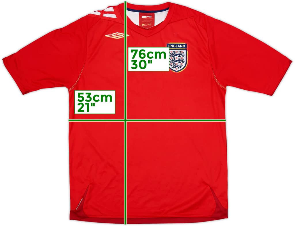 2006-08 England Away Shirt - 4/10 - (L)