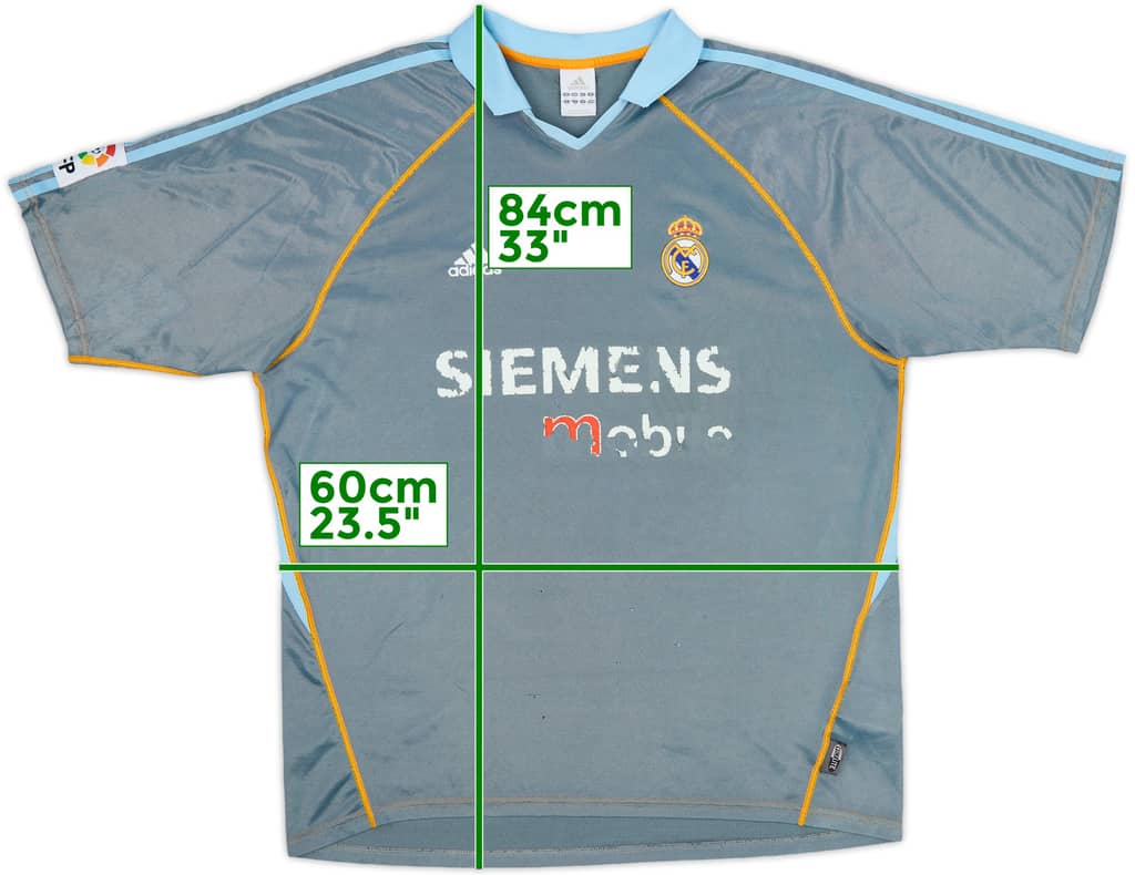 2003-04 Real Madrid Third Shirt - 4/10 - (XL)